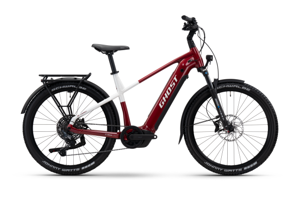 GHOST E-TERU Advanced EQ High carbon red/chilly white - glossy M