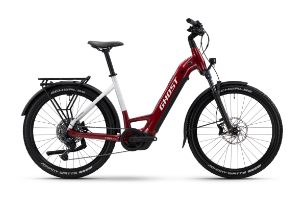 GHOST E-TERU Advanced EQ Low carbon red/chilly white - glossy L