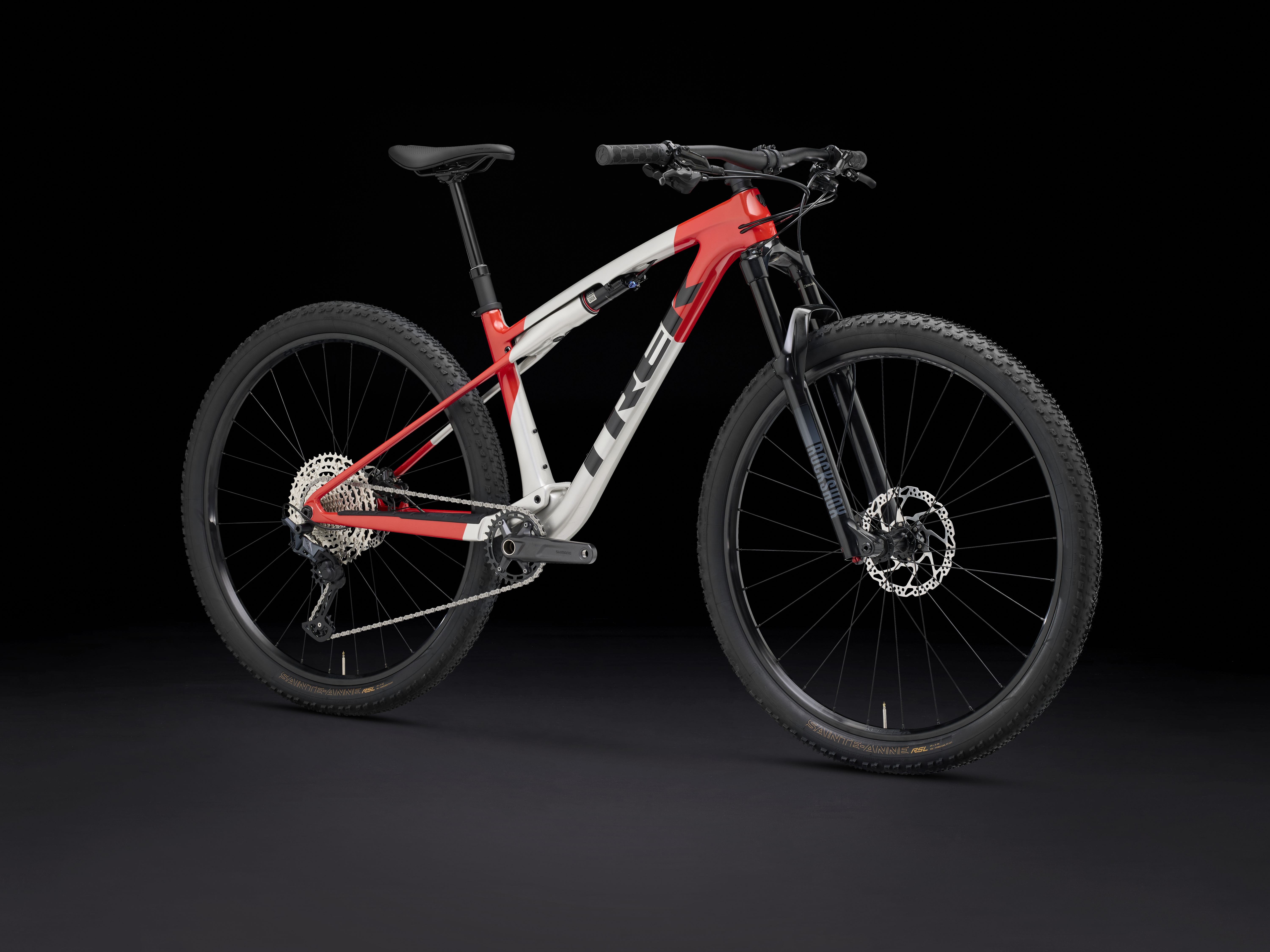 Trek Supercaliber SL 9.6 XL Lunar Silver/Lava Red Produktbild 1