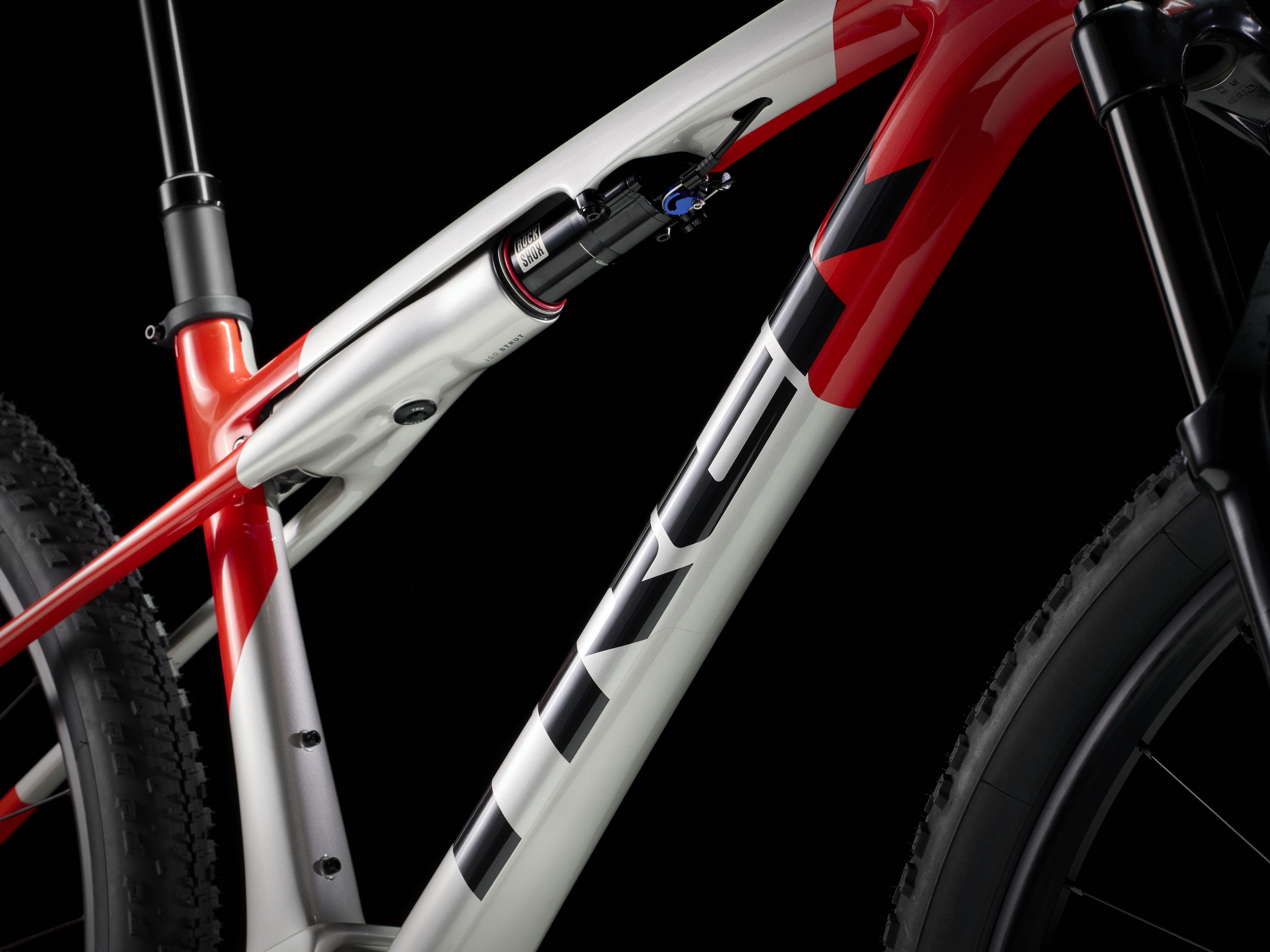 Trek Supercaliber SL 9.6 XL Lunar Silver/Lava Red Produktbild 4
