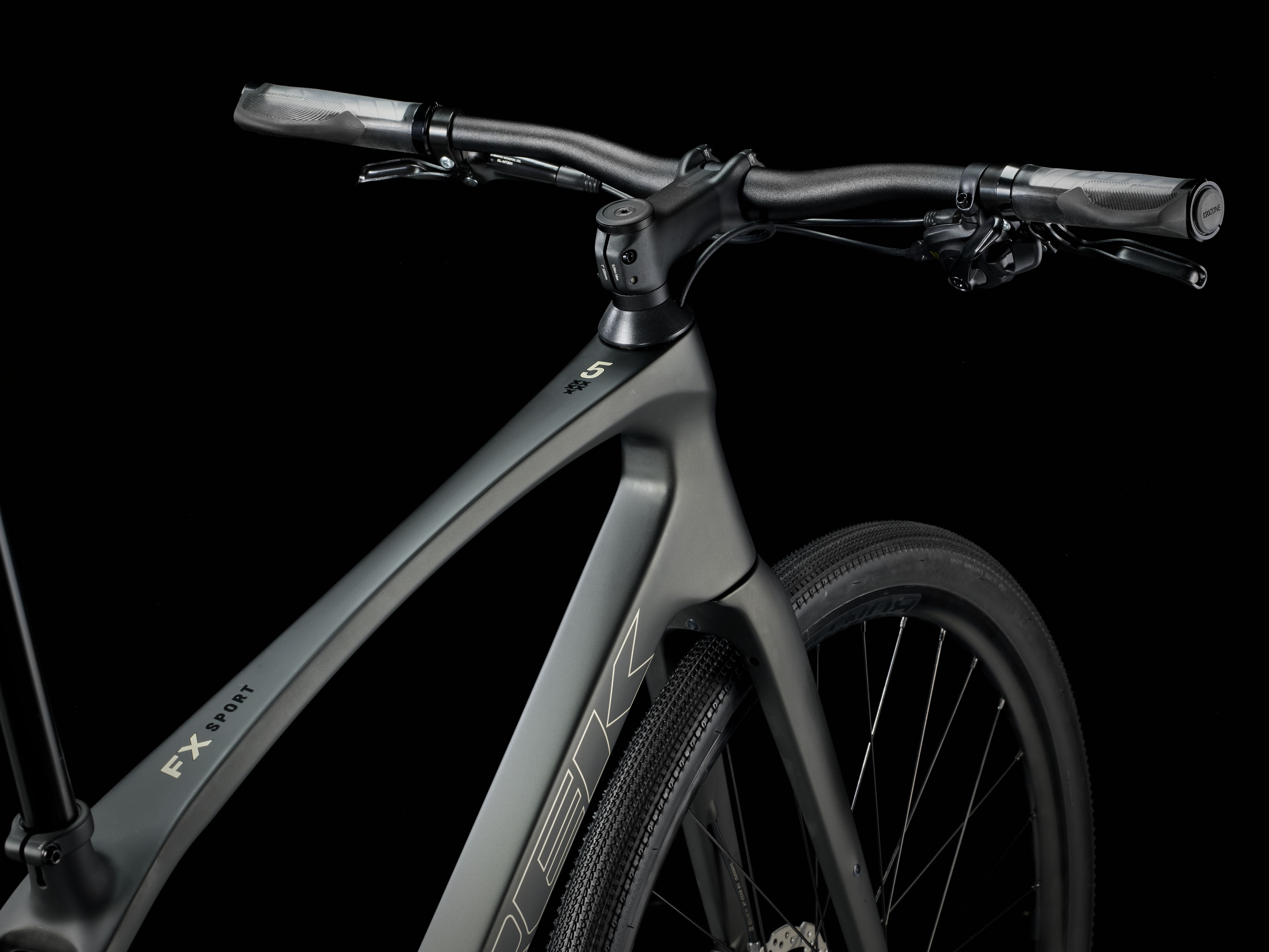 Trek FX Sport SL 5 S Matte Black Olive/Deep Smoke Produktbild 8