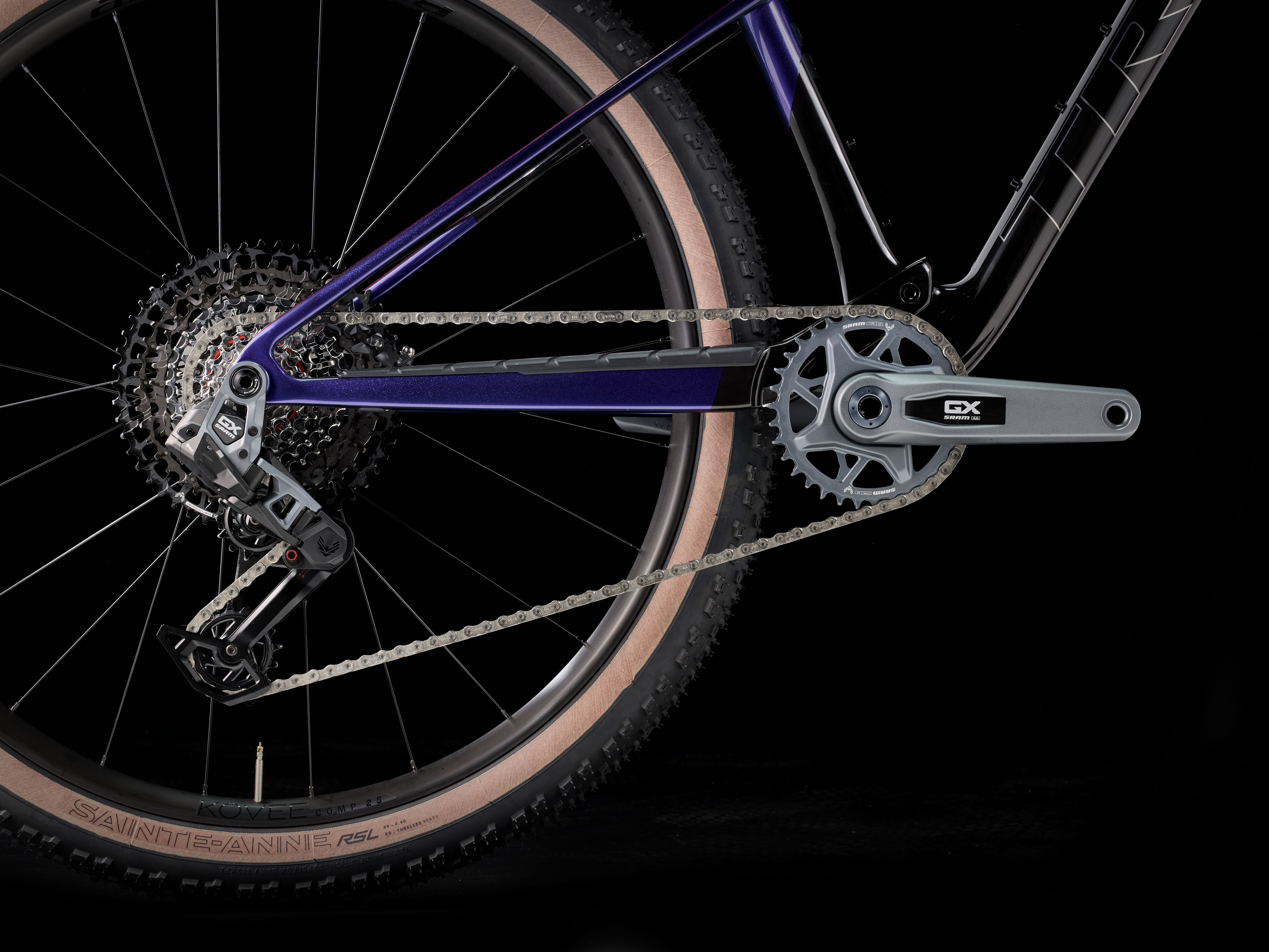 Trek Supercaliber SL 9.7GXAXS S Carbon Smoke/Purple Produktbild 11