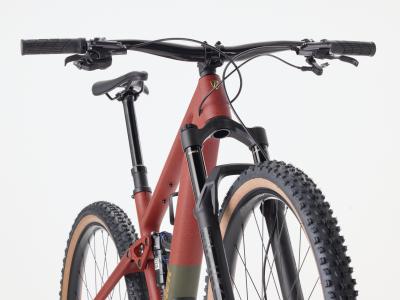 Trek Top Fuel 9.8 M Matte Sedona Red/ Pennyflake Produktbild 9