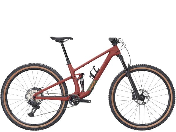 Trek Top Fuel 9.8 XL Matte Sedona Red/ Pennyflake