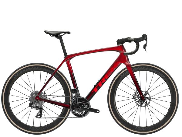 Trek Domane SLR 9 AXS 60 Metallic Red Smoke to Red Carb